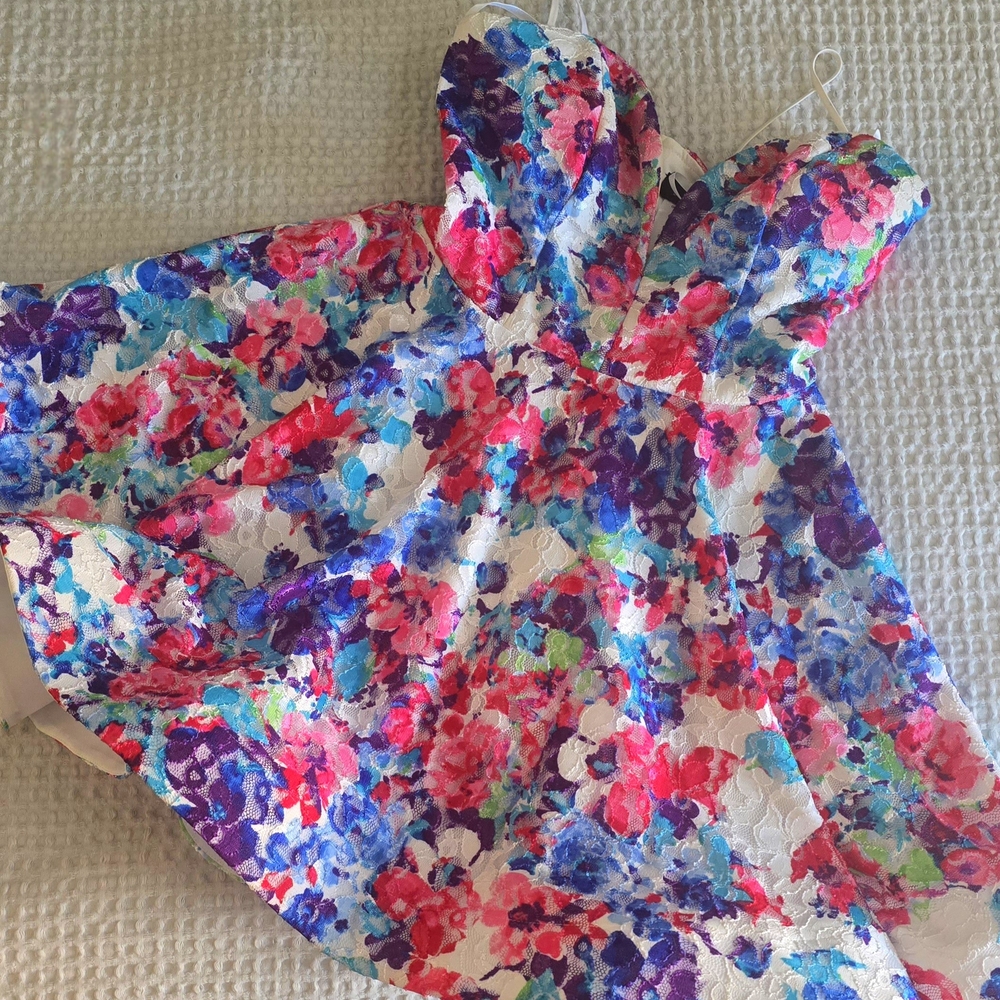 Floral Multicolor Dress Size 7/8